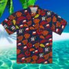 Houston Astros Hawaiian Shirt Red Floral Pattern 3 3