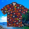 Houston Astros Hawaiian Shirt Red Floral Pattern 4 4