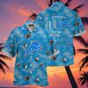 Logo Detroit Lions Hawaiian Shirt Blue 5 5