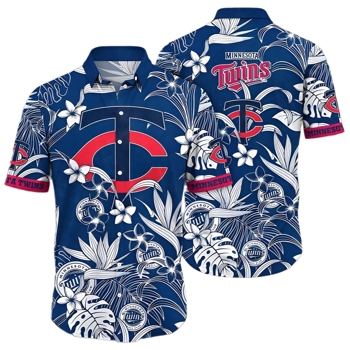 MLB MInnesota TwIns Hawaiian Shirt Breeze Through Summer Gift For Fans 0 0