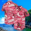 Mens FOCO Cardinal Arizona Cardinals Hawaiian Shirt Button Up Shirt 4 4