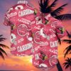 Mens FOCO Cardinal Arizona Cardinals Hawaiian Shirt Button Up Shirt 5 5