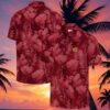 Mens Tommy Bahama Burgundy Washington Commanders Hawaiian Shirt Red 5 5