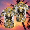 Metallica Skull And Flower Pittsburgh Steelers Hawaiian Shirt 5 5