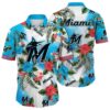 Miami Marlins MLB Flower Hawaii Shirt For Fans Summer Football Shirts 0 0