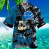 Mickey And Floral Detroit Lions NFL Summer Hawaiian Shirt 3 3