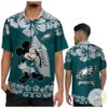 Mickey Mouse Philadelphia Eagles Hawaiian Shirt 0 0