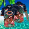 NFL Chicago Bears Hawaiian Shirt Mens Flamingo 3 3