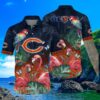 NFL Chicago Bears Hawaiian Shirt Mens Flamingo 4 4