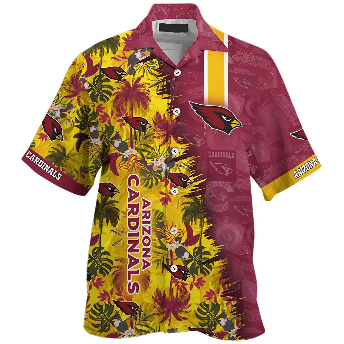 NFL Personalized Arizona Cardinals Hawaiian Shirt 0 0