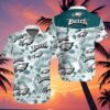 NFL Philadelphia Eagles Shirt Mens Hibiscus Flower Pattern 5 5