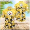 NFL Pittsburgh Steelers Flower Hawaiian Shirt Trending Summer 0 0