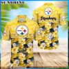 NFL Pittsburgh Steelers Flower Hawaiian Shirt Trending Summer 4 4