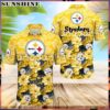 NFL Pittsburgh Steelers Flower Hawaiian Shirt Trending Summer 5 5