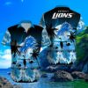 Nfl Detroit Lions Aloha Shirt Coconut Tree Pattern 4 4