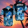 Nfl Detroit Lions Aloha Shirt Coconut Tree Pattern 5 5