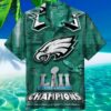 Philadelphia Eagles Hawaiian Shirt Bowl 3 3