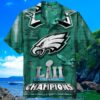 Philadelphia Eagles Hawaiian Shirt Bowl 4 4