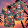 Philadelphia Phillies Hawaiian Shirt Custom Name with Floral Leaf Design 5 5