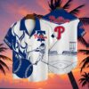 Philadelphia Phillies Hawaiian Shirt Iconic White Batsman Design 5 5