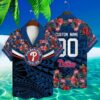 Philadelphia Phillies Island Floral Custom Hawaiian Shirt 3 3