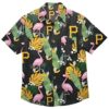 Pirates Hawaiian Shirt Flamingo Banana Leaf Pittsburgh Pirates Gift 0 0