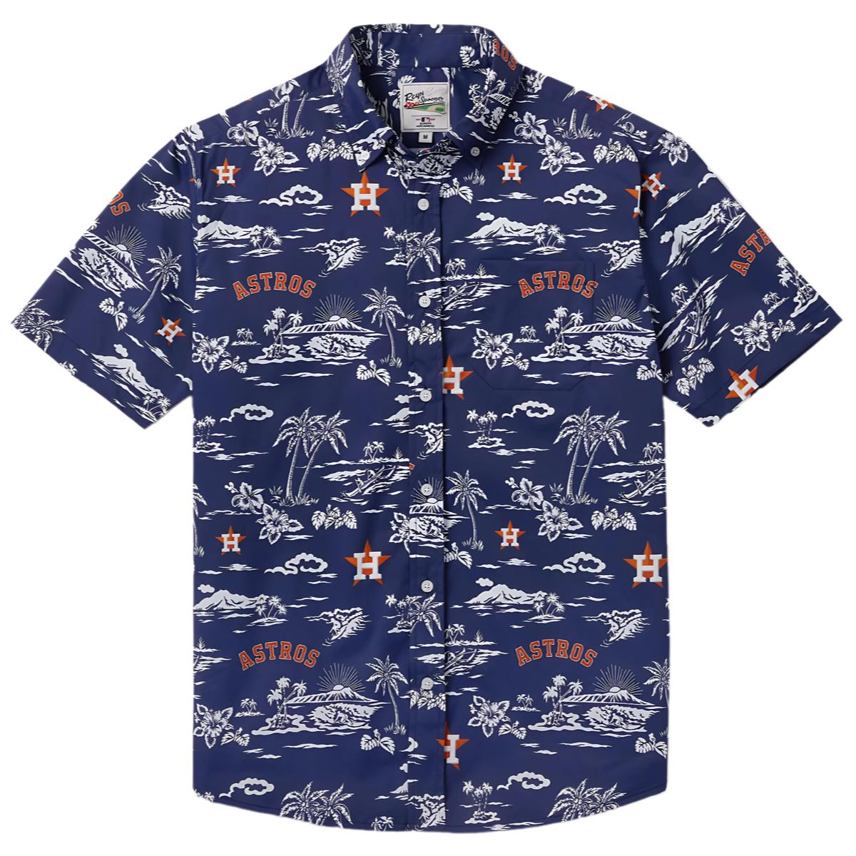 Reyn Spooner Houston Astros Hawaiian Shirt 0 0