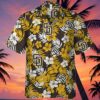 San Diego Tropical Brown Gold Hawaiian Shirts Baseball Team 5 5