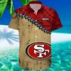 San Francisco 49ers Hawaiian Shirt Grunge Polynesian Tattoo 3 3