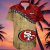 San Francisco 49ers Hawaiian Shirt Grunge Polynesian Tattoo 5 5