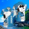 Snoopy Detroit Lions Hawaiian Shirt 4 4