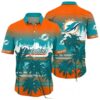 Tropical Summer Sunset NFL Miami Dolphins Hawaiian Shirt 0 0