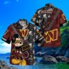 Washington Commanders Hawaiian Shirt Logo And Mickey Mouse 4 4