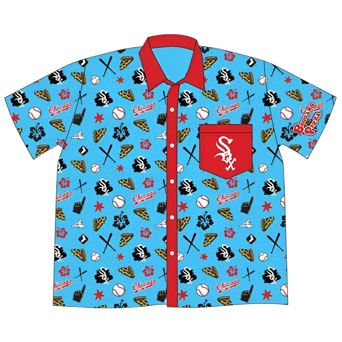 White Sox Hawaiian Shirt Blue Giveaway 0 0