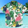 Milwaukee Brewers Flamingo Hawaiian Shirt Hawaii Shirt Hawaii Shirt