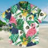 Milwaukee Brewers Flamingo Hawaiian Shirt Hawaiian Shirt Hawaiian Shirt