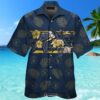 Milwaukee Brewers Tropical Dark Blue Hawaiian Shirt Hawaii Shirt Hawaii Shirt