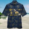 Milwaukee Brewers Tropical Dark Blue Hawaiian Shirt Hawaiian Shirt Hawaiian Shirt