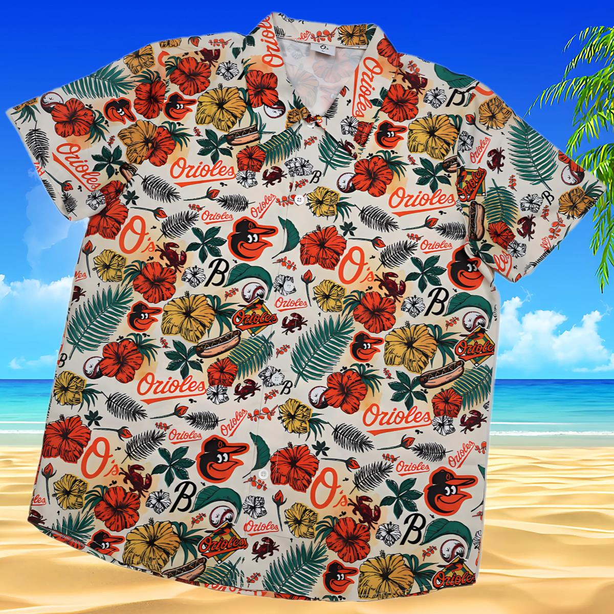 Orioles Birdland Hawaiian Shirt Giveaway 2025 Aloha Shirt Aloha Shirt