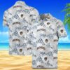 Reyn Spooner Milwaukee Brewers White Hawaiian Shirt Aloha Shirt Aloha Shirt