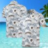 Reyn Spooner Milwaukee Brewers White Hawaiian Shirt Hawaii Shirt Hawaii Shirt